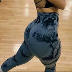 Women Gym Tie Dye Leggings