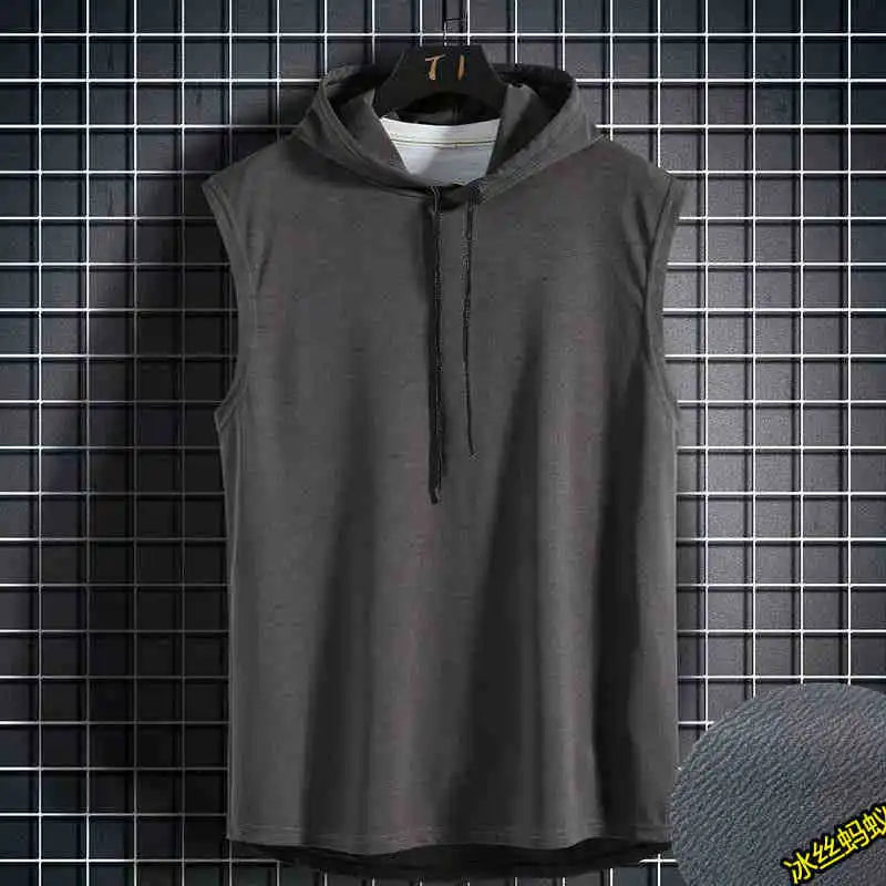 Men Tie Collar Hooded