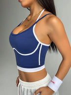 Back sports vest for women's