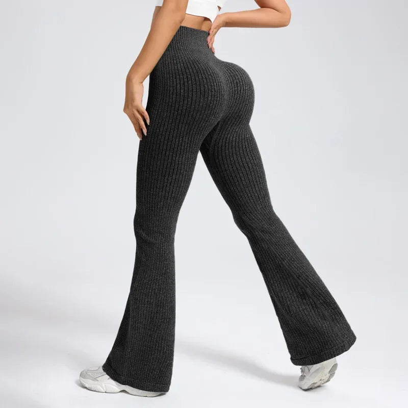 Waist Yoga Flared Pants