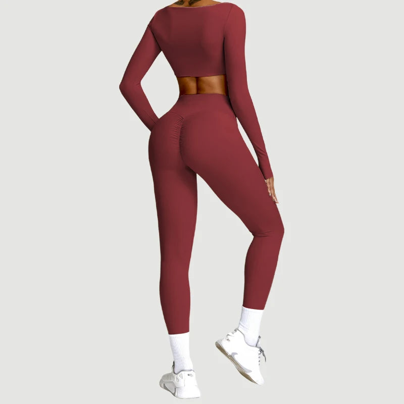2PCS Yoga Suit Sports Set Women