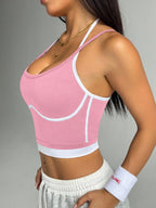 Back sports vest for women's
