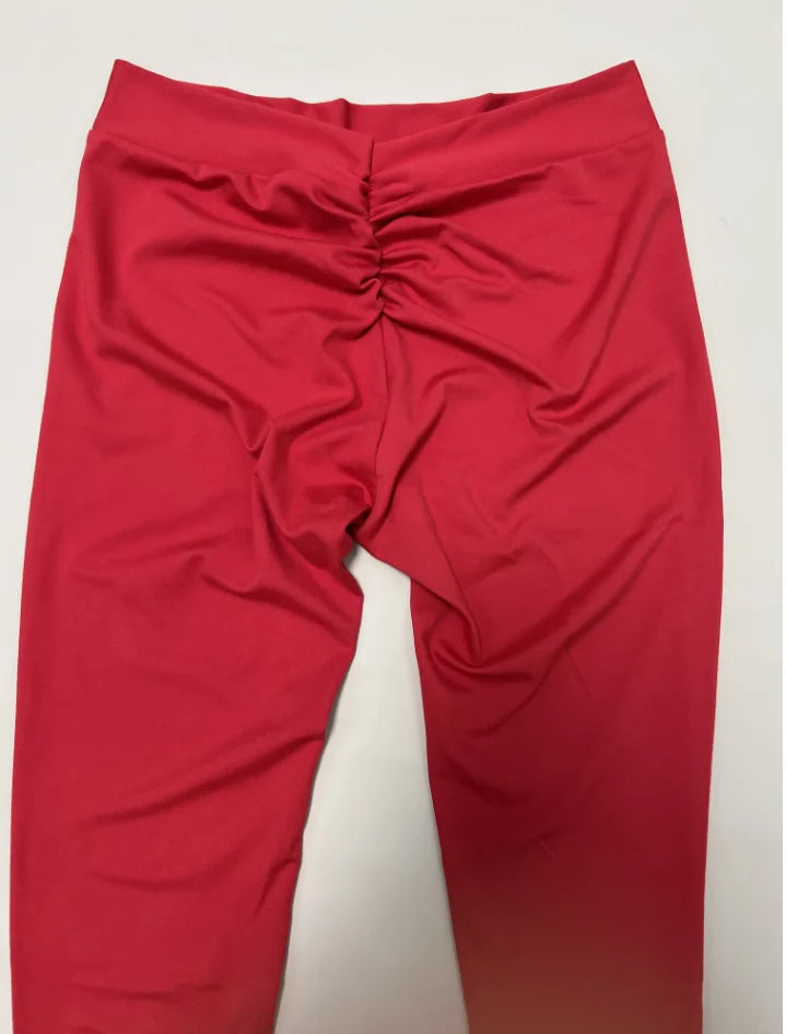 Women V Back Sports Yoga Leggings