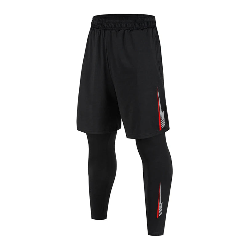 Men 2 in 1 Running Pants
