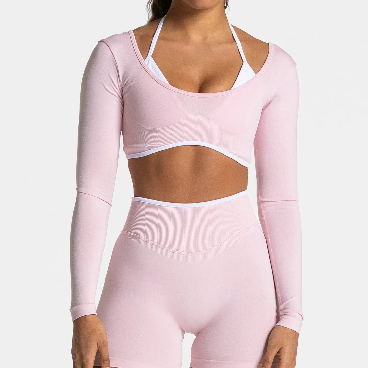 Women's Color Block Yoga Set