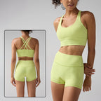 2 Pieces Solid Color Women