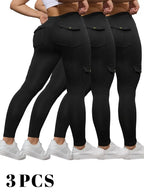 1/3 PCS Washed Print Work Pocket