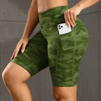 Women Solid Yoga Shorts