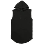 Men Tie Collar Hooded