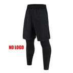 Men 2 in 1 Running Pants