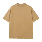 230G M-5XL Solid T Shirt