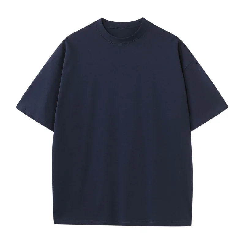 230G M-5XL Solid T Shirt