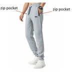 Men Zip Pocket Fleece Pants