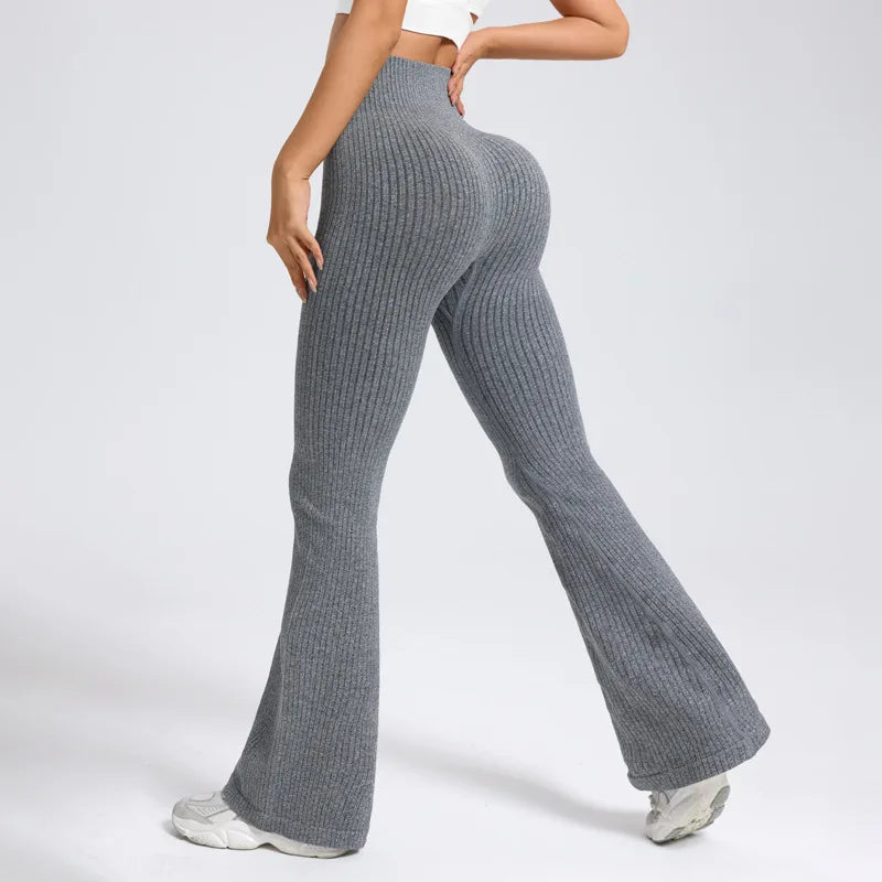 Waist Yoga Flared Pants