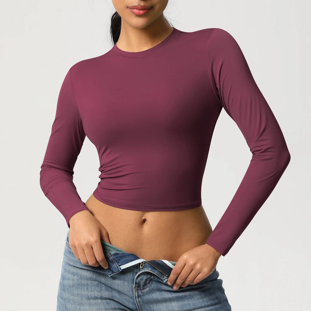 Women's Solid Color Nylon