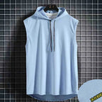 Men Tie Collar Hooded