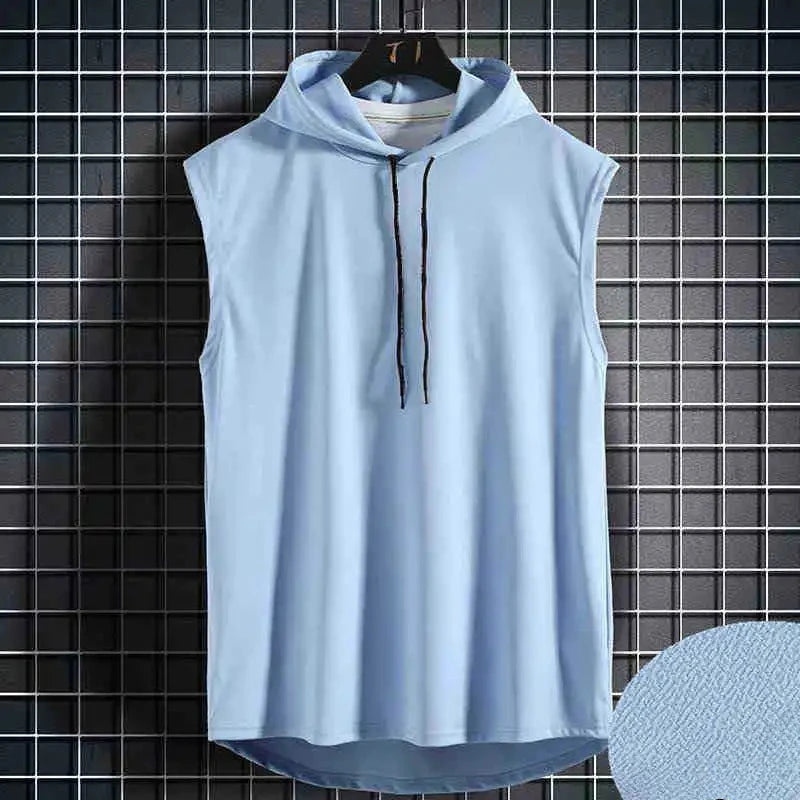 Men Tie Collar Hooded