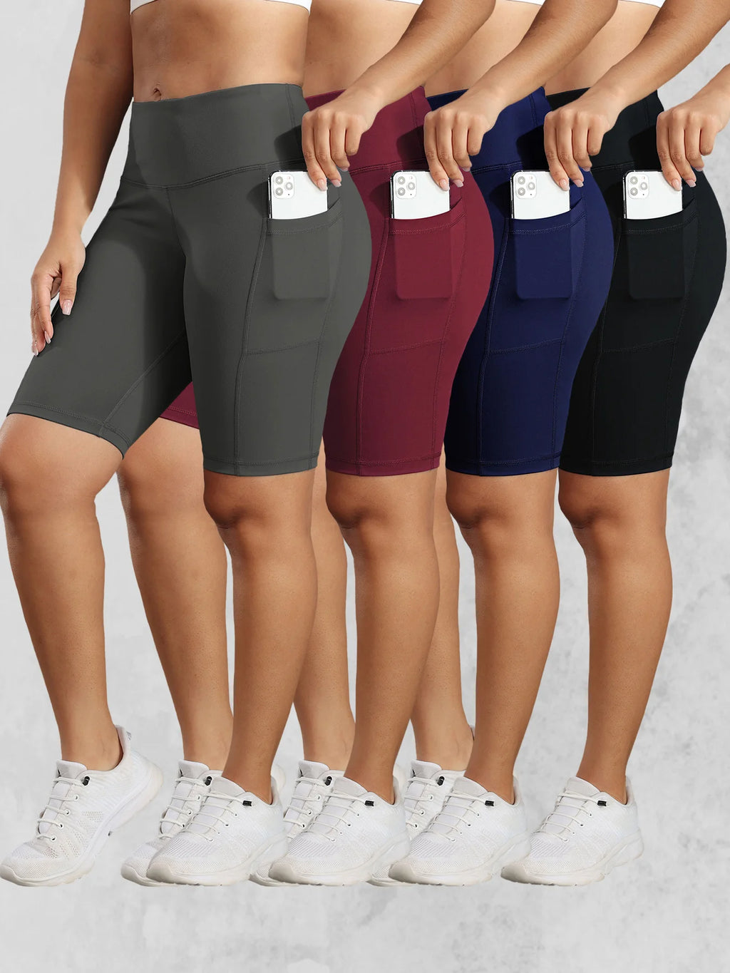 Women Solid Yoga Shorts