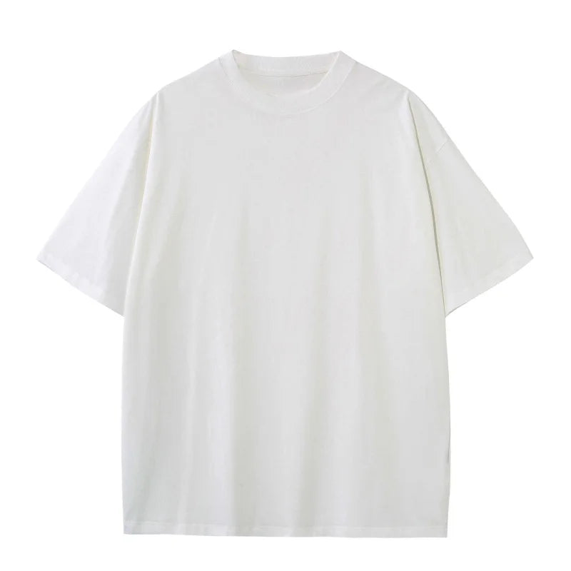 230G M-5XL Solid T Shirt