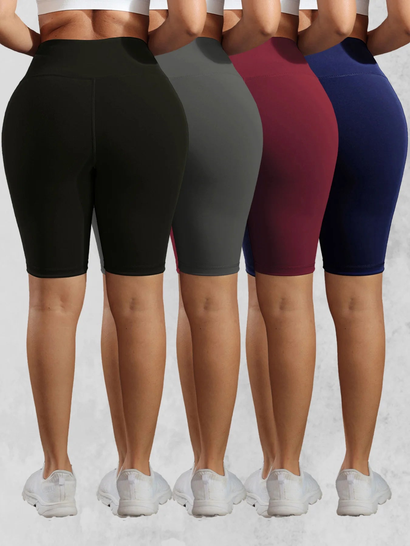 Women Solid Yoga Shorts