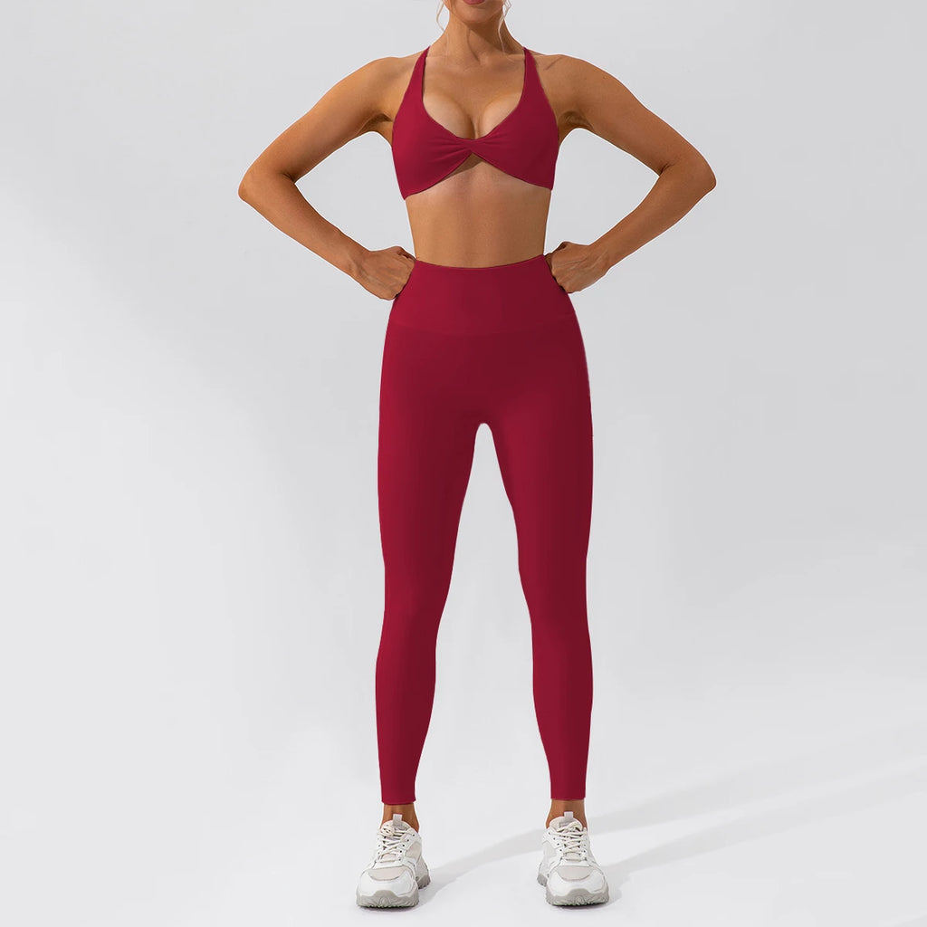 2PCS Yoga Suit Sports Set Women