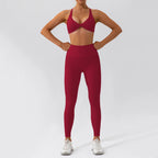 2PCS Yoga Suit Sports Set Women