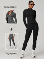 Zipper Stand Collor Jacket Women