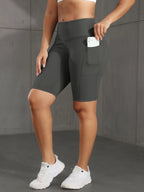 Women Solid Yoga Shorts