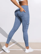 1/3 PCS Washed Print Work Pocket