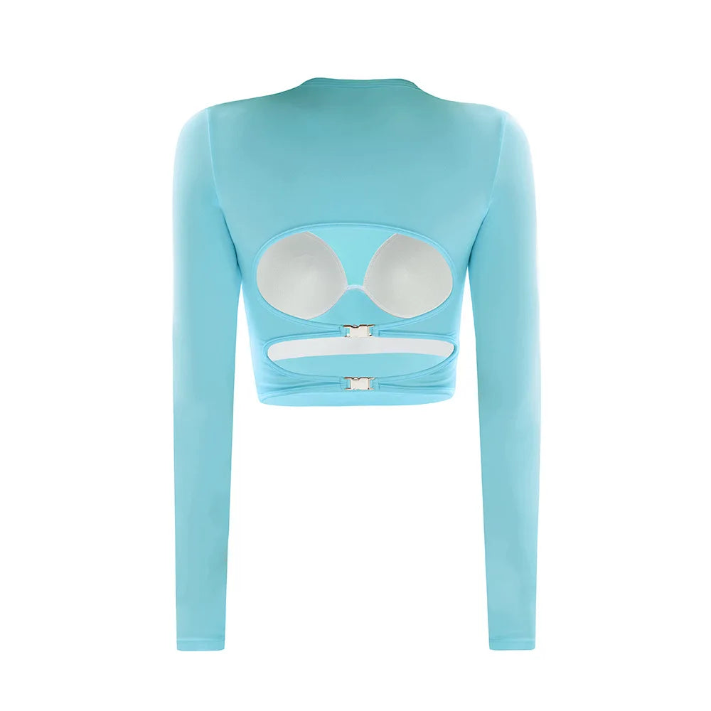 Women's Cutout Back Yoga Top