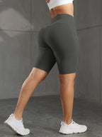 Women Solid Yoga Shorts