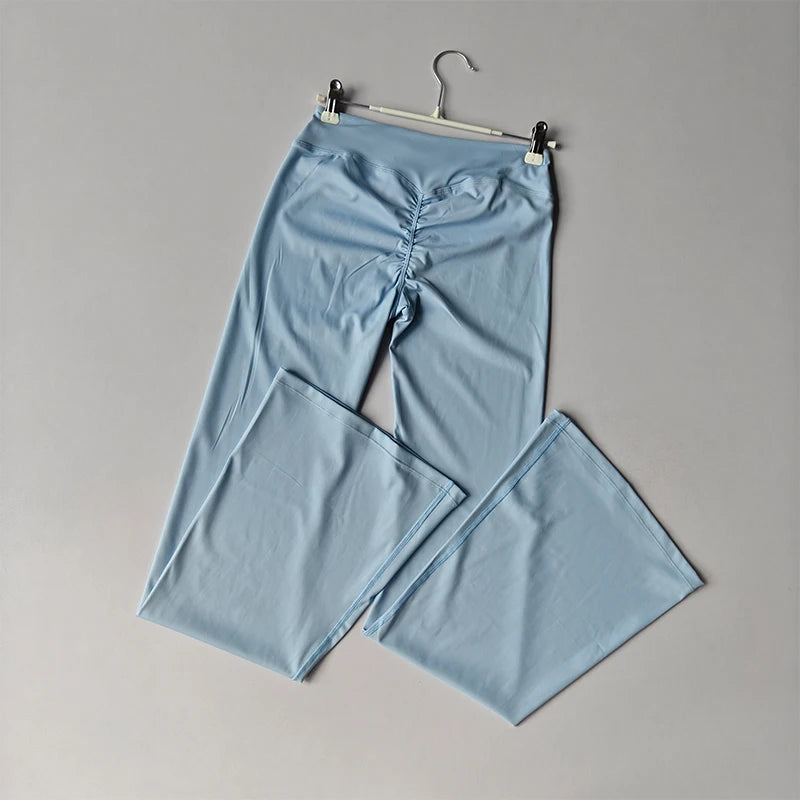 Women's Cross Waist Flare Pants